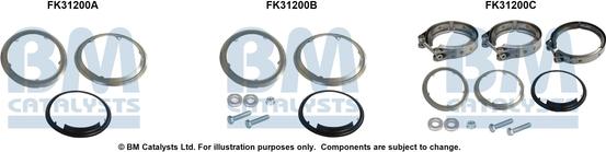 BM Catalysts FK31200 - Kit d'assemblage, catalyseur droxauto.com