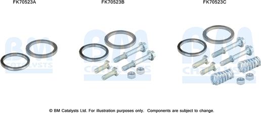 BM Catalysts FK70523 - Kit d'assemblage, tuyau d'échappement droxauto.com