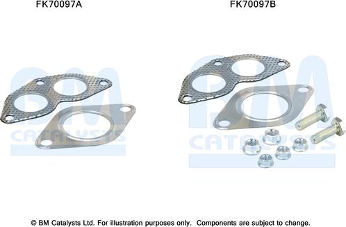 BM Catalysts FK70097 - Kit d'assemblage, tuyau d'échappement droxauto.com