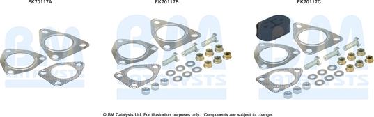 BM Catalysts FK70117 - Kit d'assemblage, tuyau d'échappement droxauto.com