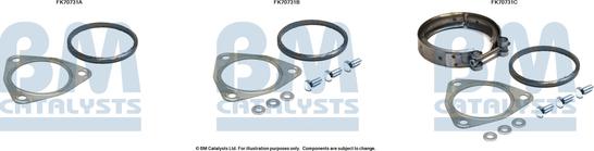 BM Catalysts FK70731 - Kit d'assemblage, tuyau d'échappement droxauto.com