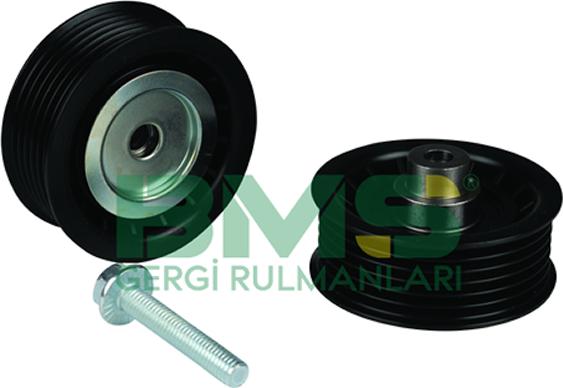 BMS BMS 413 - Poulie renvoi / transmission, courroie trapézoïdale à nervures droxauto.com