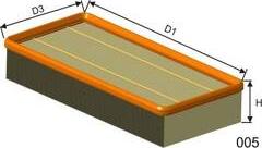 BÖLK BOL-B031423 - Filtre à air droxauto.com