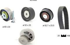 BÖLK BOL-F1010018 - Pompe à eau + kit de courroie de distribution droxauto.com