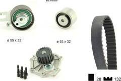 BÖLK BOL-F1010037 - Pompe à eau + kit de courroie de distribution droxauto.com