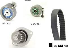 BÖLK BOL-F101003 - Pompe à eau + kit de courroie de distribution droxauto.com