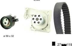 BÖLK BOL-J040104 - Pompe à eau + kit de courroie de distribution droxauto.com