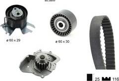 BÖLK BOL-J040107 - Pompe à eau + kit de courroie de distribution droxauto.com