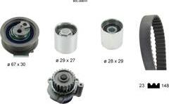 BÖLK BOL-J040111 - Pompe à eau + kit de courroie de distribution droxauto.com