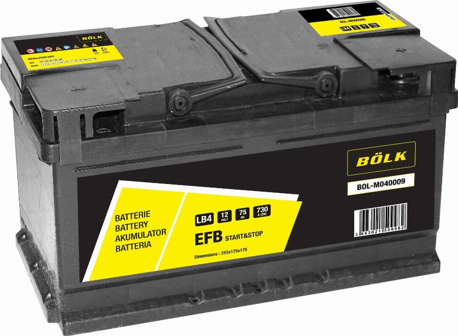BÖLK BOL-M040009 - Batterie de démarrage droxauto.com