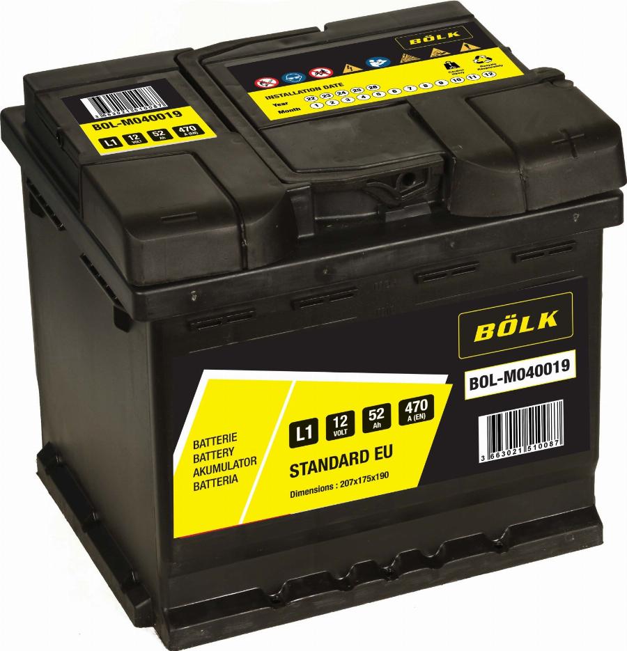 BÖLK BOL-M040019 - Batterie de démarrage droxauto.com