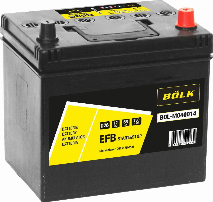 BÖLK BOL-M040014 - Batterie de démarrage droxauto.com