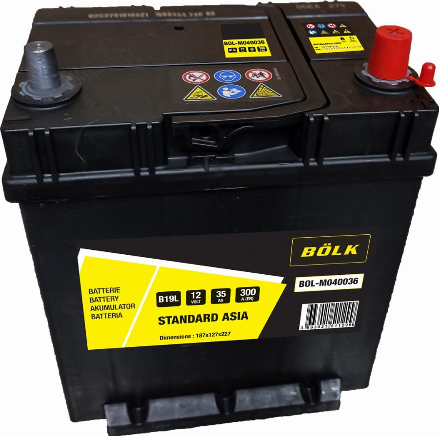 BÖLK BOL-M040036 - Batterie de démarrage droxauto.com