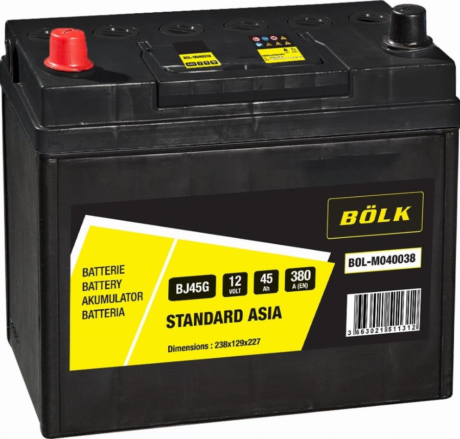 BÖLK BOL-M040038 - Batterie de démarrage droxauto.com