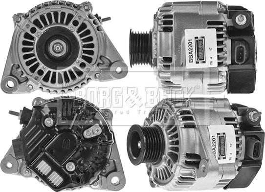 Borg & Beck BBA2201 - Alternateur droxauto.com