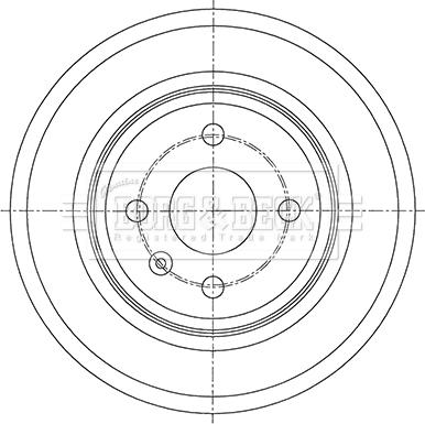 Borg & Beck BBR7264 - Tambour de frein droxauto.com