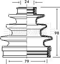 Borg & Beck BCB2299 - Joint-soufflet, arbre de commande droxauto.com
