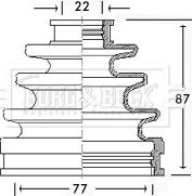 Borg & Beck BCB2298 - Joint-soufflet, arbre de commande droxauto.com