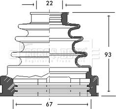 Borg & Beck BCB2728 - Joint-soufflet, arbre de commande droxauto.com