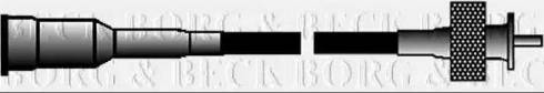 Borg & Beck BKS2004 - Câble flexible de commande de compteur droxauto.com