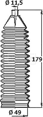Borg & Beck BSG3442 - Jeu de joints-soufflets, direction droxauto.com