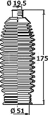 Borg & Beck BSG3474 - Jeu de joints-soufflets, direction droxauto.com
