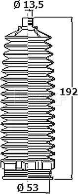 Borg & Beck BSG3476 - Jeu de joints-soufflets, direction droxauto.com