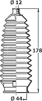 Borg & Beck BSG3471 - Jeu de joints-soufflets, direction droxauto.com