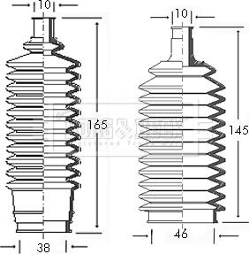 Borg & Beck BSG3044 - Jeu de joints-soufflets, direction droxauto.com