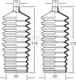 Borg & Beck BSG3050 - Jeu de joints-soufflets, direction droxauto.com