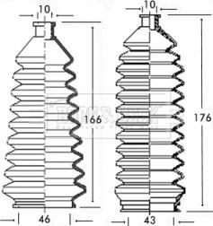 Borg & Beck BSG3141 - Jeu de joints-soufflets, direction droxauto.com