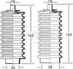 Borg & Beck BSG3156 - Jeu de joints-soufflets, direction droxauto.com