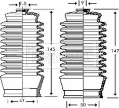 Borg & Beck BSG3207 - Jeu de joints-soufflets, direction droxauto.com