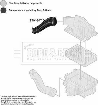 Borg & Beck BTH1647 - Tuyau d'aspiration, alimentation d'air droxauto.com