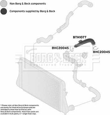 Borg & Beck BTH1077 - Gaine de suralimentation droxauto.com