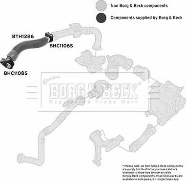 Borg & Beck BTH1286 - Gaine de suralimentation droxauto.com