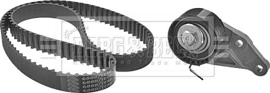 Borg & Beck BTK1011 - Kit de distribution droxauto.com