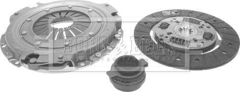 Borg & Beck HK8209 - Kit d'embrayage droxauto.com