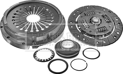 Borg & Beck HK2557 - Kit d'embrayage droxauto.com