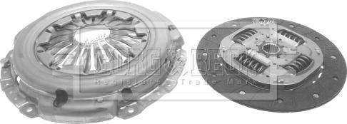 Borg & Beck HK2576 - Kit d'embrayage droxauto.com
