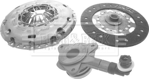 Borg & Beck HKT1447 - Kit d'embrayage droxauto.com