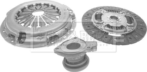 Borg & Beck HKT1460 - Kit d'embrayage droxauto.com