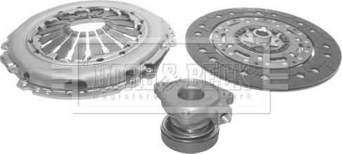 Borg & Beck HKT1298 - Kit d'embrayage droxauto.com