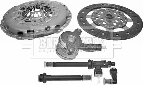 Borg & Beck HKT1233 - Kit d'embrayage droxauto.com