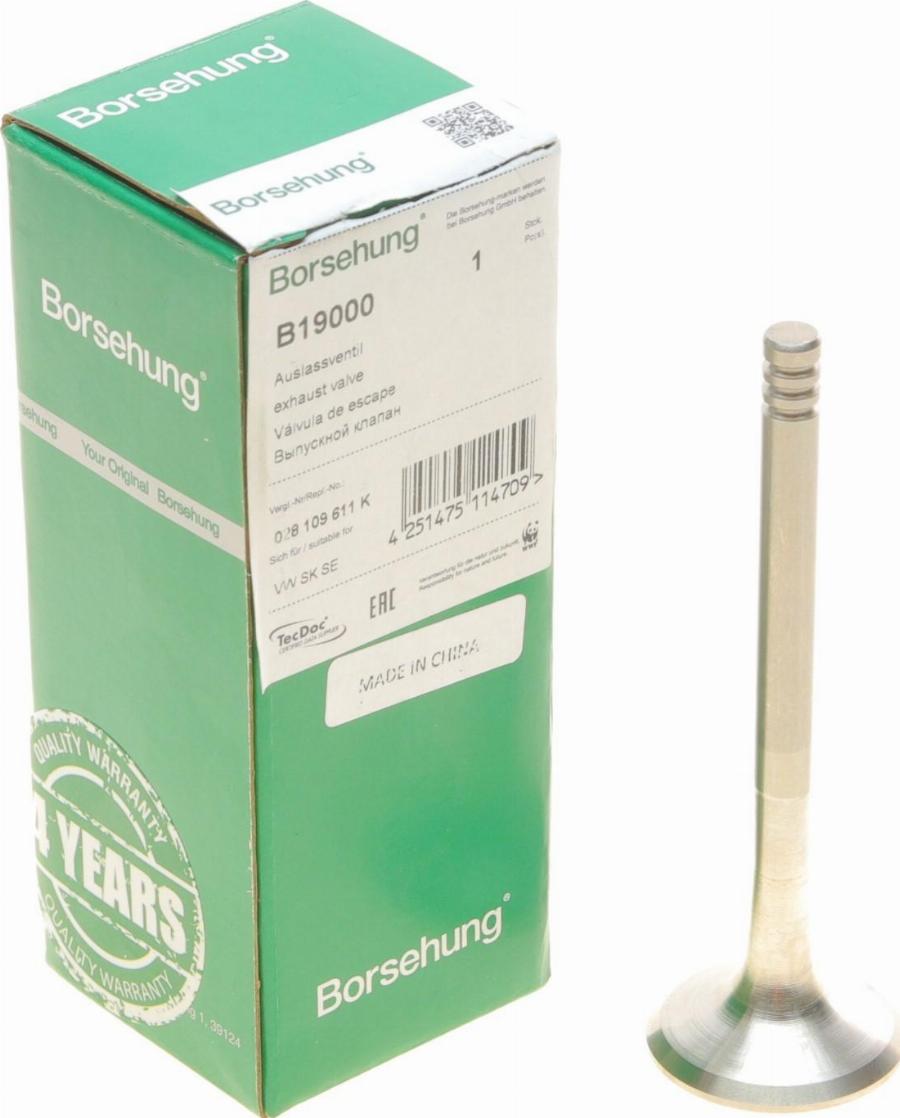 Borsehung B19000 - Soupape d'émission droxauto.com