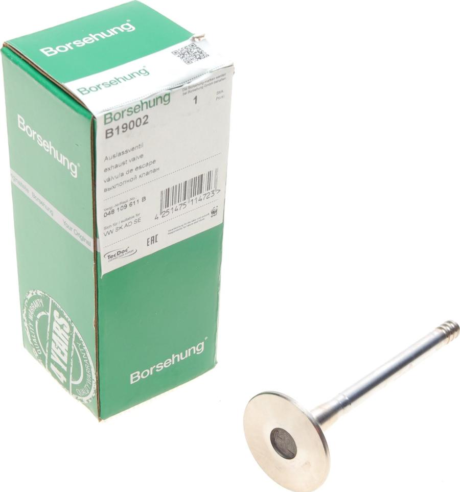 Borsehung B19002 - Soupape d'émission droxauto.com