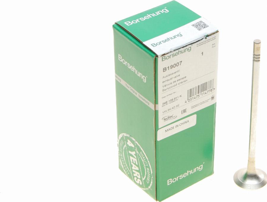 Borsehung B19007 - Soupape d'émission droxauto.com