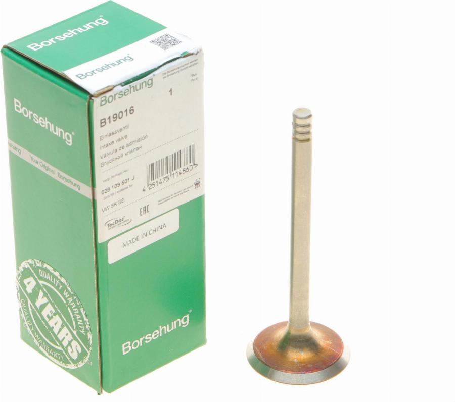 Borsehung B19016 - Soupape d'admission droxauto.com