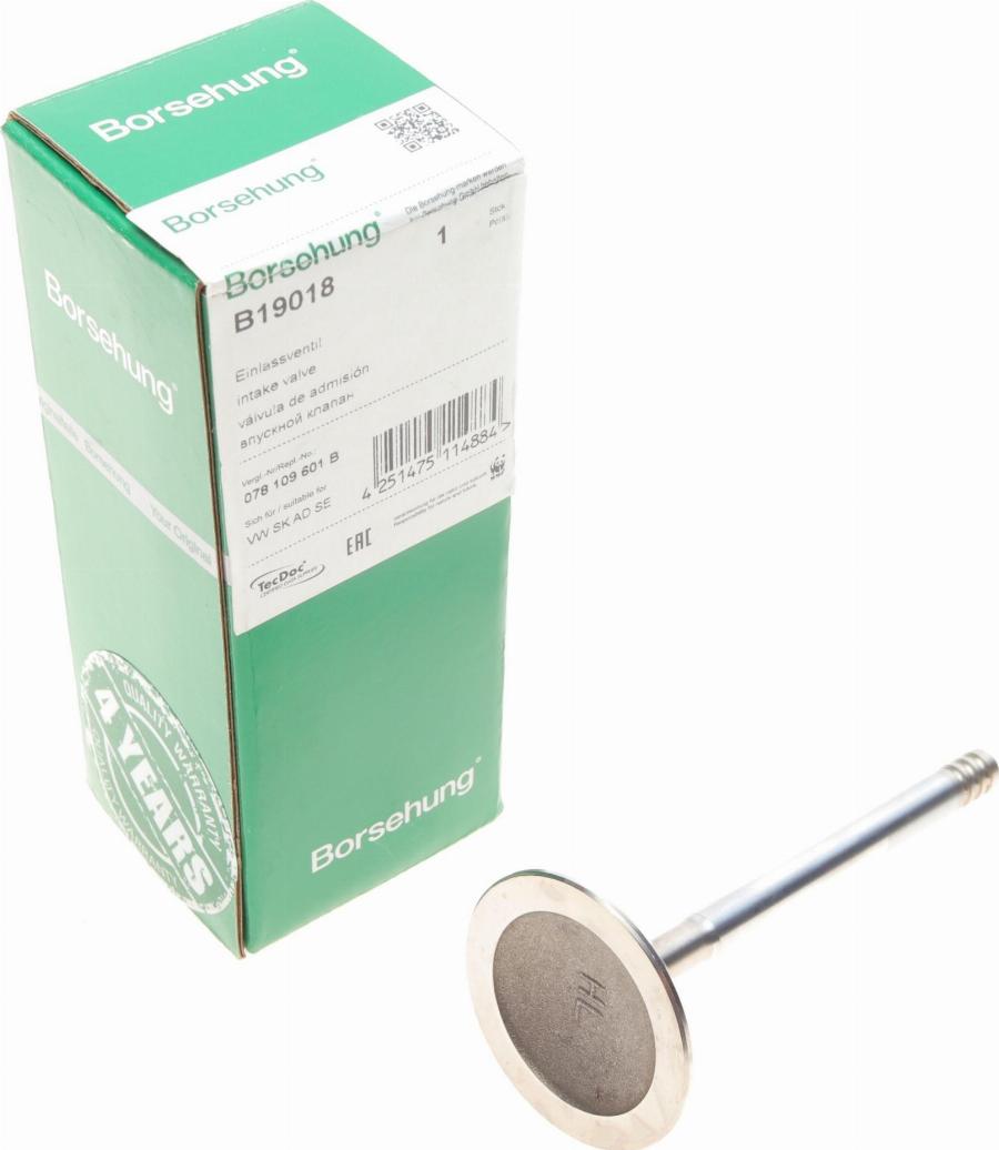 Borsehung B19018 - Soupape d'admission droxauto.com