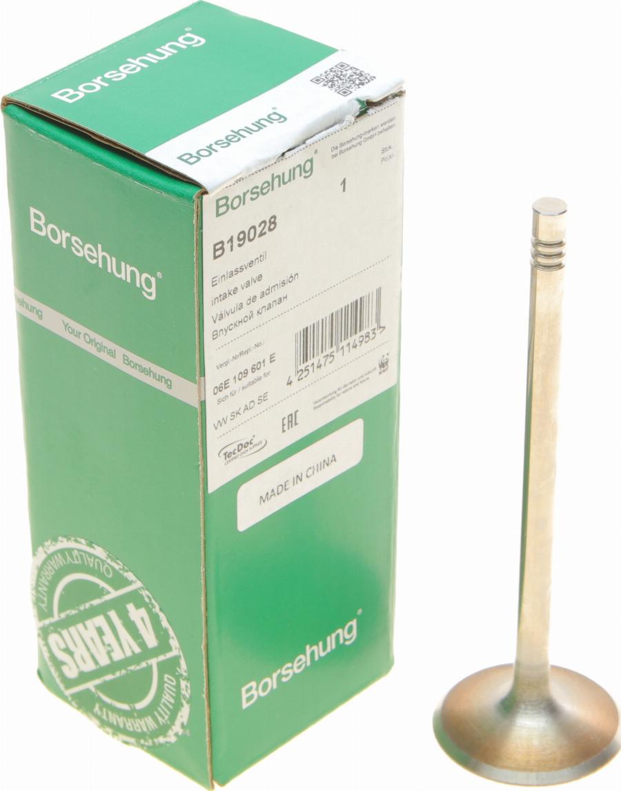 Borsehung B19028 - Soupape d'admission droxauto.com